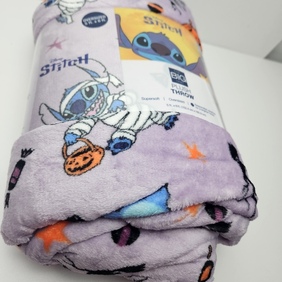 Stitch Blanket Oversized Throw Disney Halloween Blanket - Picture 2 of 8